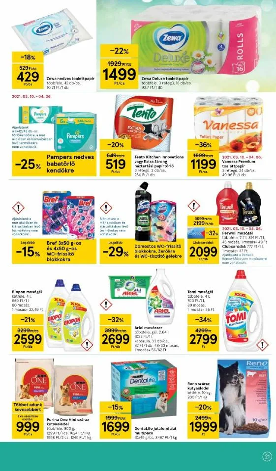 Tesco akciós újság 03.25–03.29 – 21. oldal