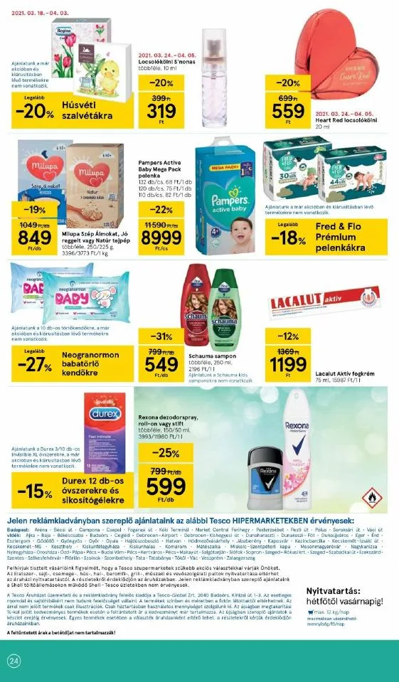 Tesco akciós újság 03.25–03.29 – 24. oldal