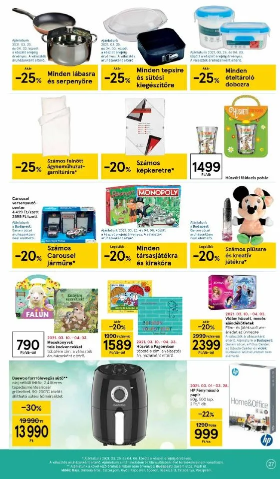 Tesco akciós újság 03.25–03.29 – 27. oldal