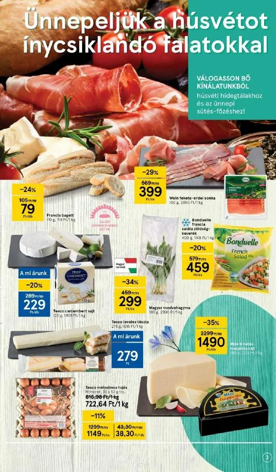 Tesco akciós újság 03.25–03.29 – 3. oldal