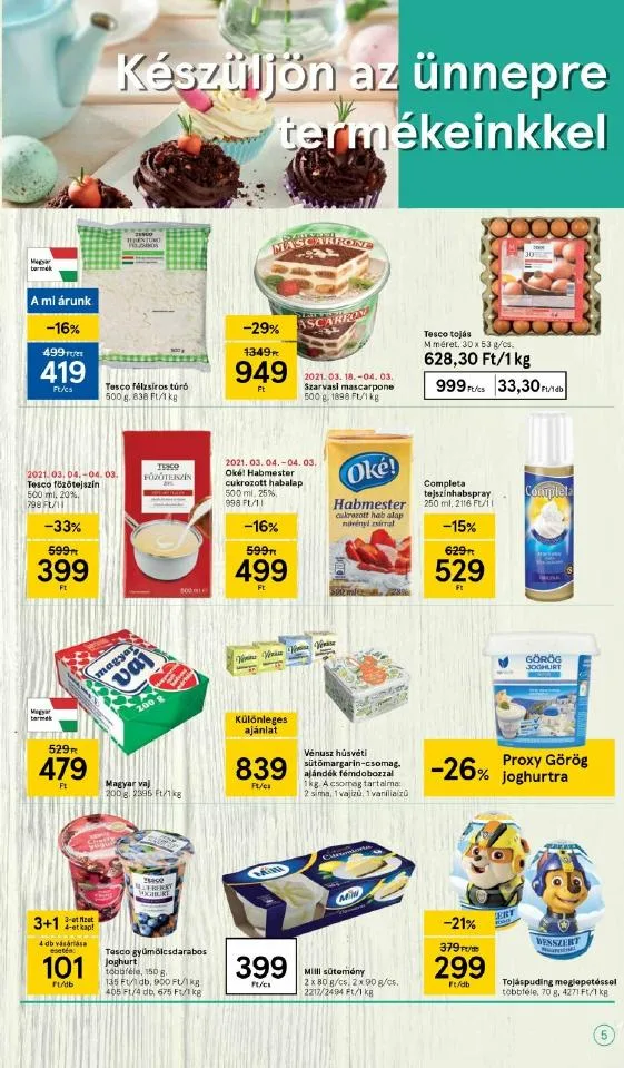Tesco akciós újság 03.25–03.29 – 5. oldal