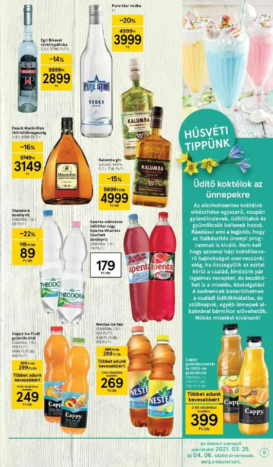 Tesco akciós újság 03.25–03.29 – 9. oldal