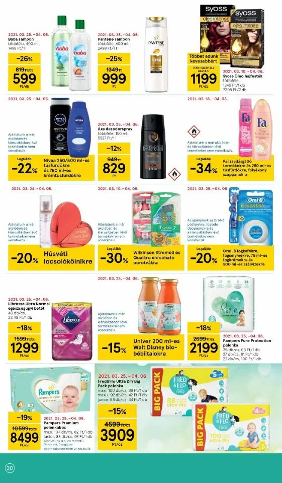 Tesco akciós újság 03.30–04.03 – 20. oldal