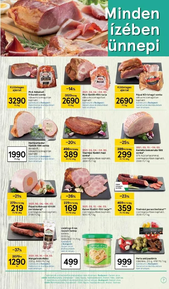 Tesco akciós újság 03.30–04.03 – 7. oldal