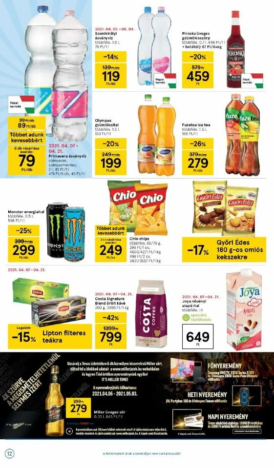 Tesco akciós újság 04.06–04.14 – 12. oldal
