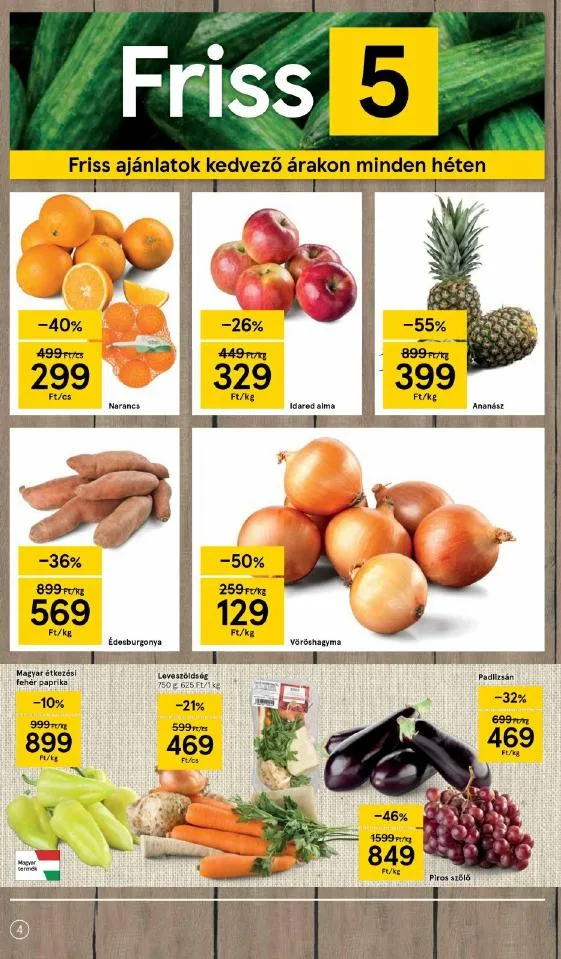 Tesco akciós újság 04.06–04.14 – 4. oldal