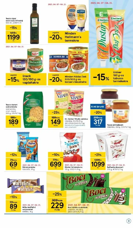 Tesco akciós újság 04.06–04.14 – 9. oldal