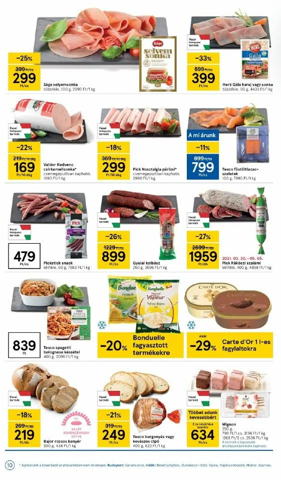 Tesco akciós újság 04.15–04.21 – 10. oldal