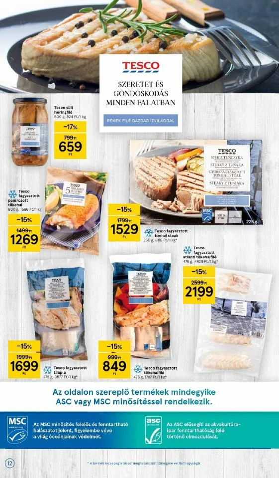 Tesco akciós újság 04.15–04.21 – 12. oldal
