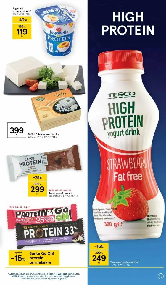 Tesco akciós újság 04.15–04.21 – 13. oldal