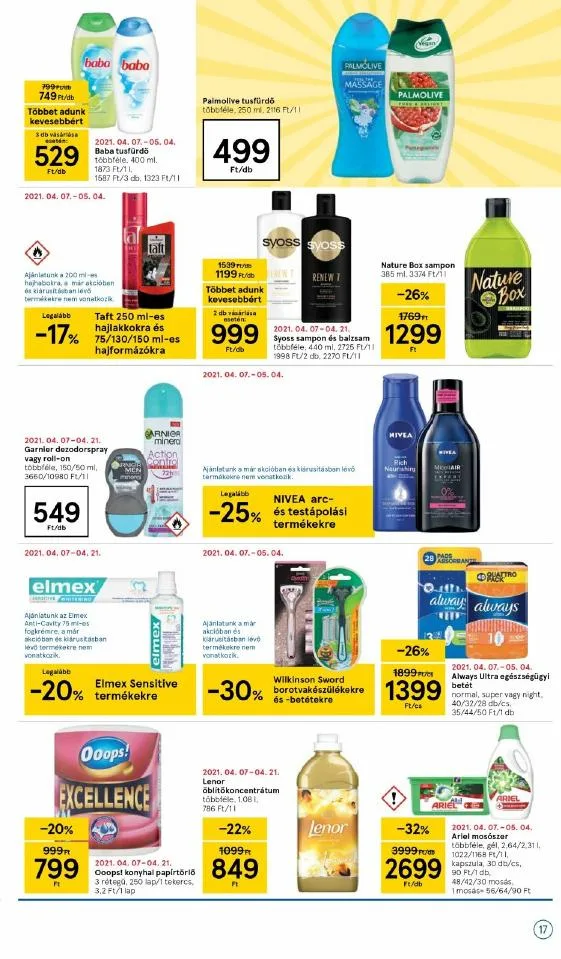 Tesco akciós újság 04.15–04.21 – 17. oldal