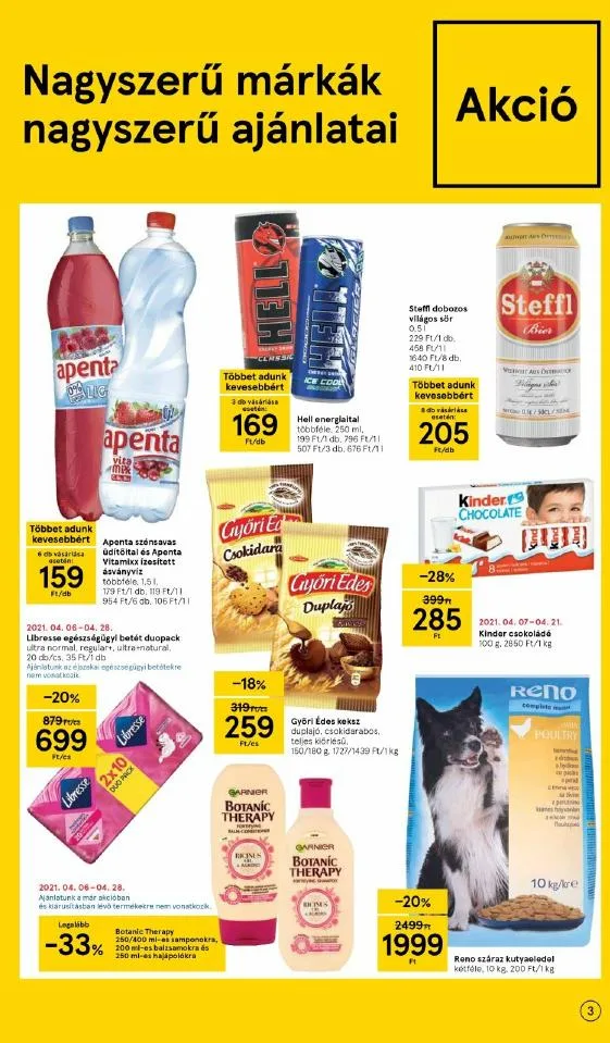 Tesco akciós újság 04.15–04.21 – 3. oldal