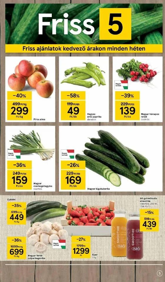 Tesco akciós újság 04.15–04.21 – 5. oldal