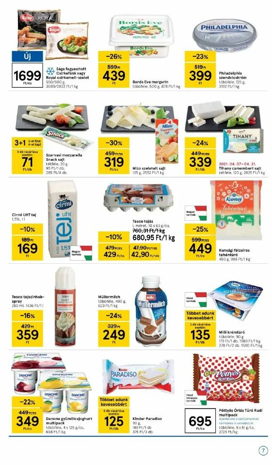 Tesco akciós újság 04.15–04.21 – 7. oldal