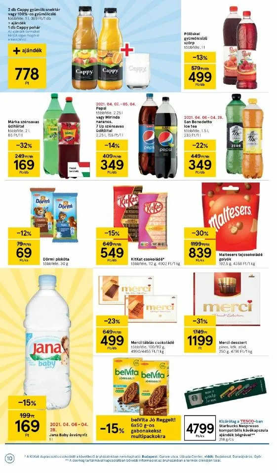 Tesco akciós újság 04.22–04.28 – 10. oldal