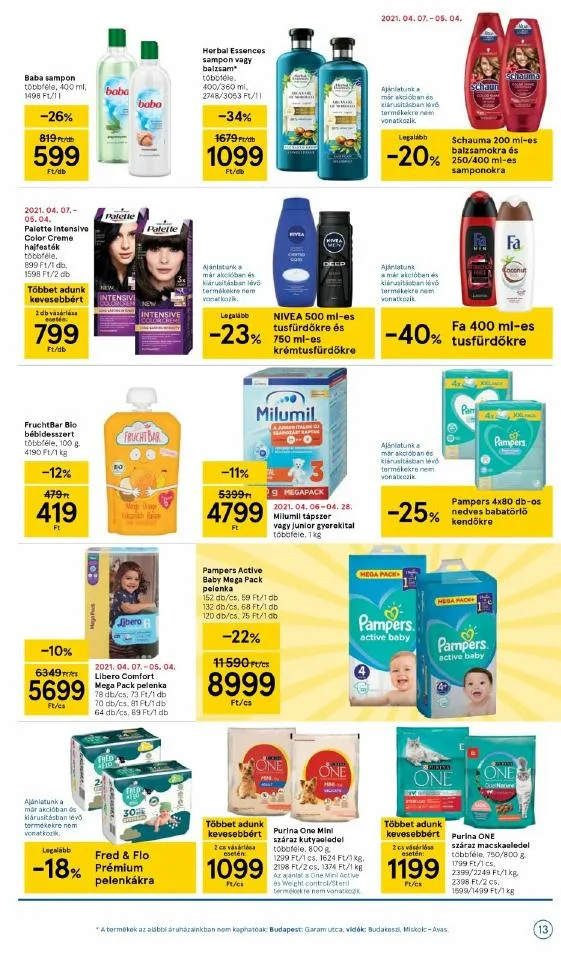 Tesco akciós újság 04.22–04.28 – 13. oldal