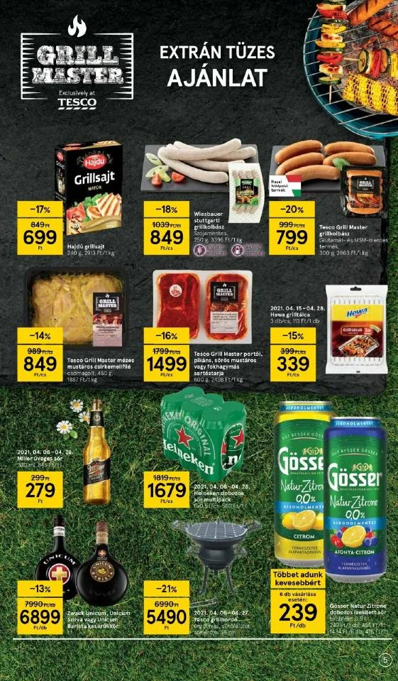 Tesco akciós újság 04.22–04.28 – 5. oldal