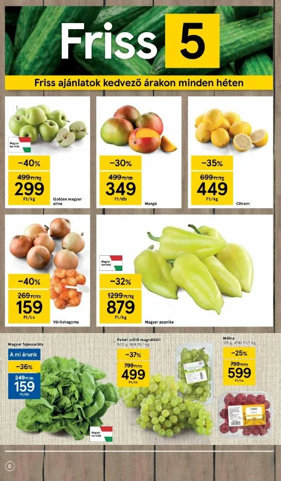 Tesco akciós újság 04.22–04.28 – 6. oldal