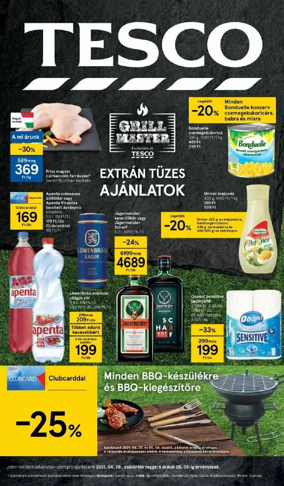 Tesco akciós újság 04.29–05.05
