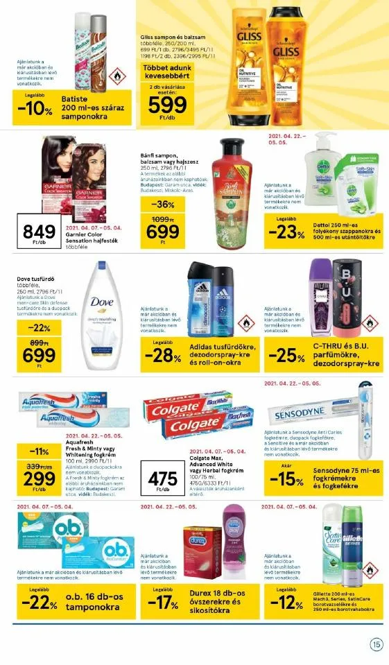 Tesco akciós újság 04.29–05.05 – 15. oldal