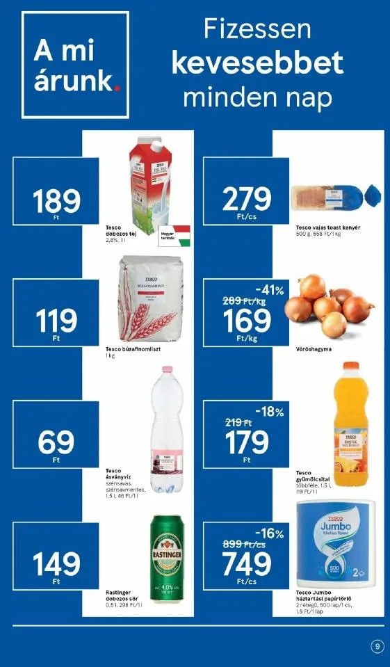 Tesco akciós újság 04.29–05.05 – 9. oldal