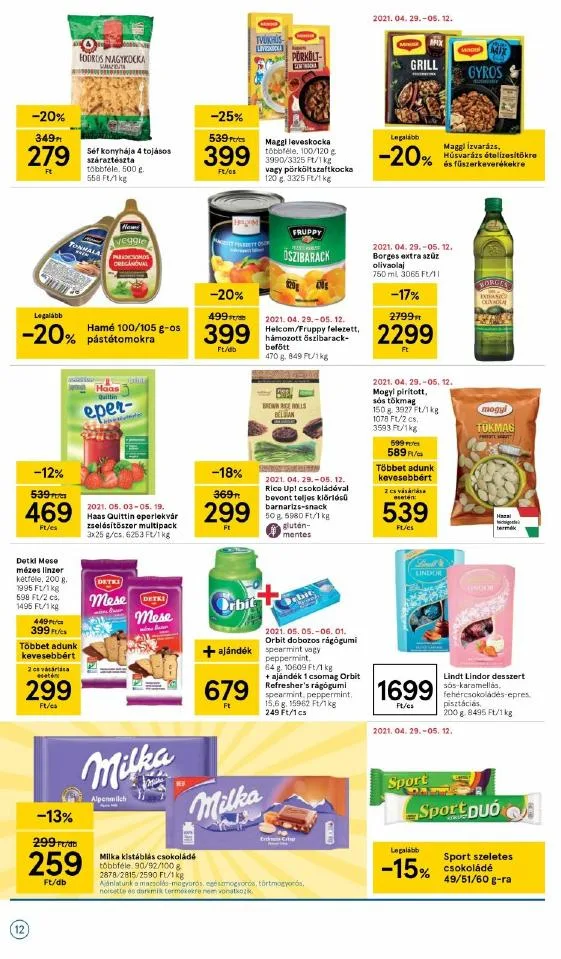 Tesco akciós újság 05.06–05.12 – 12. oldal