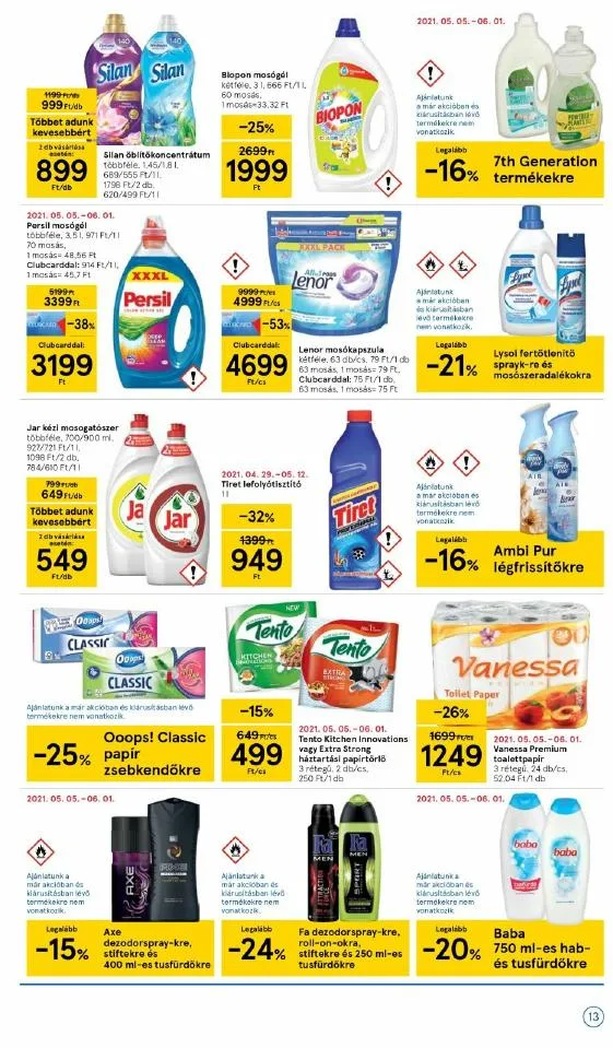 Tesco akciós újság 05.06–05.12 – 13. oldal