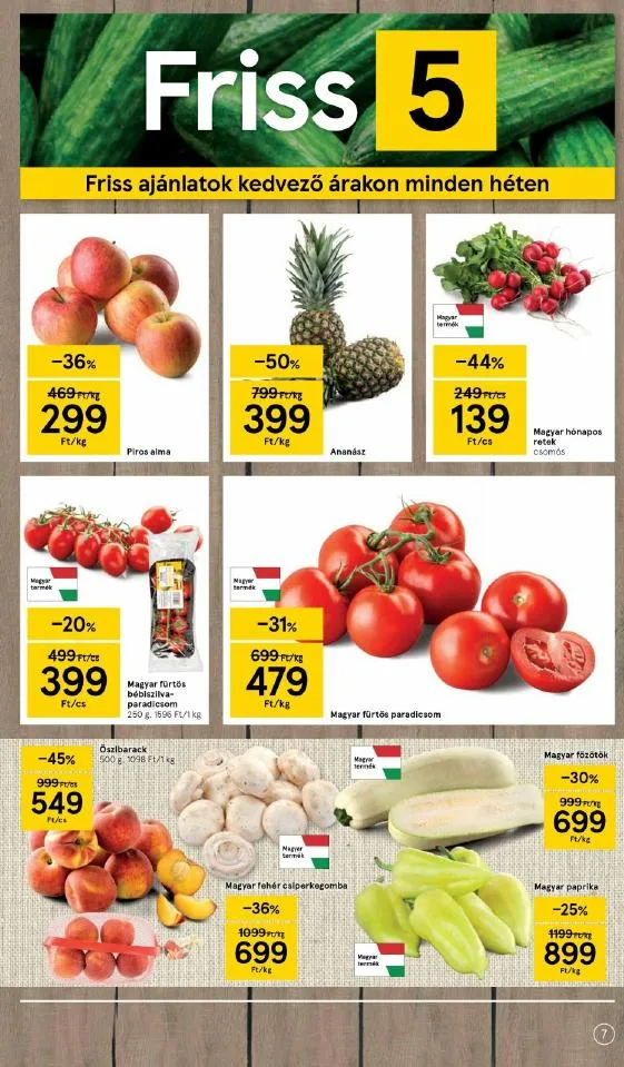 Tesco akciós újság 05.06–05.12 – 7. oldal