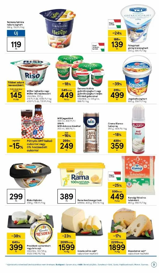 Tesco akciós újság 05.06–05.12 – 9. oldal