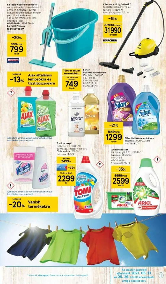 Tesco akciós újság 05.13–05.19 – 19. oldal