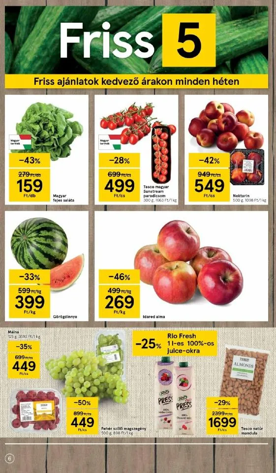 Tesco akciós újság 05.13–05.19 – 6. oldal