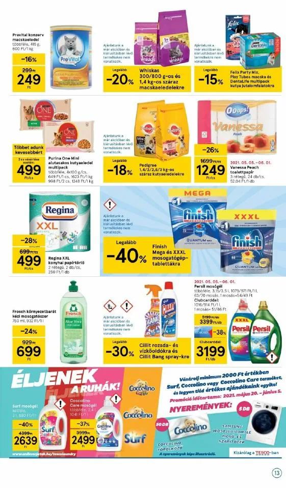 Tesco akciós újság 05.20–05.26 – 13. oldal