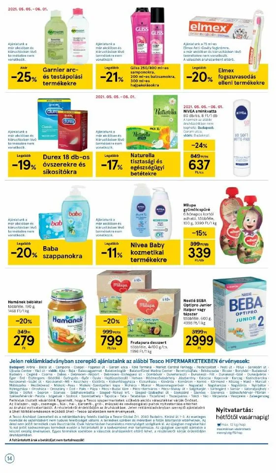 Tesco akciós újság 05.20–05.26 – 14. oldal