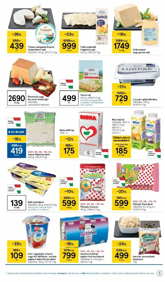 Tesco akciós újság 05.20–05.26 – 5. oldal