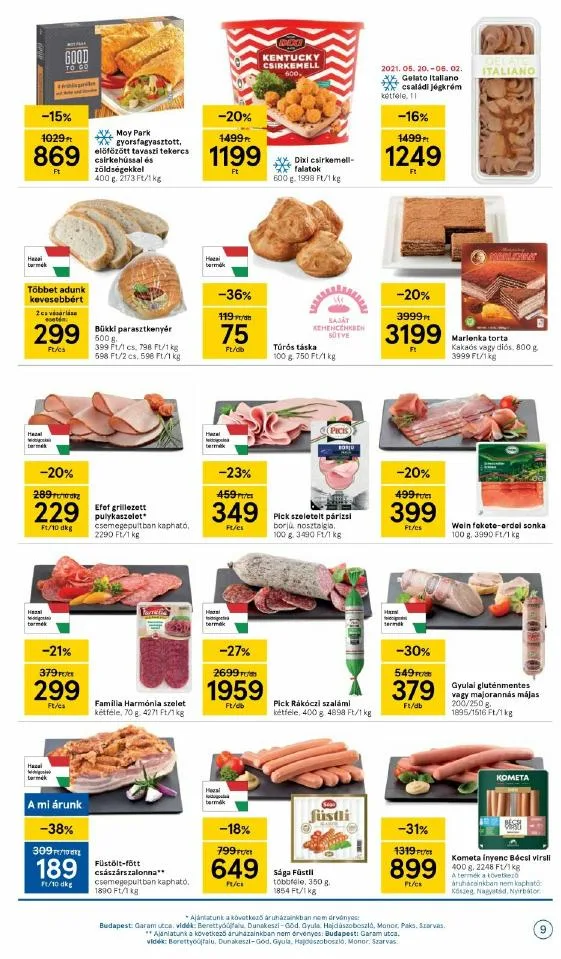 Tesco akciós újság 05.20–05.26 – 9. oldal