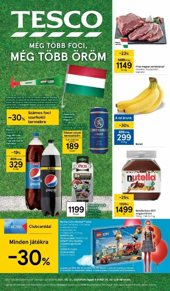Tesco akciós újság 05.27–06.02