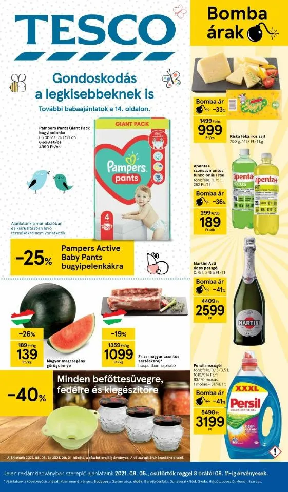 Tesco akciós újság 08.05–08.11