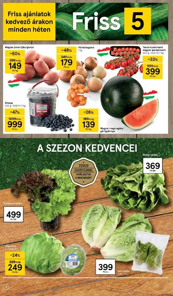 Tesco akciós újság 08.05–08.11 – 4. oldal