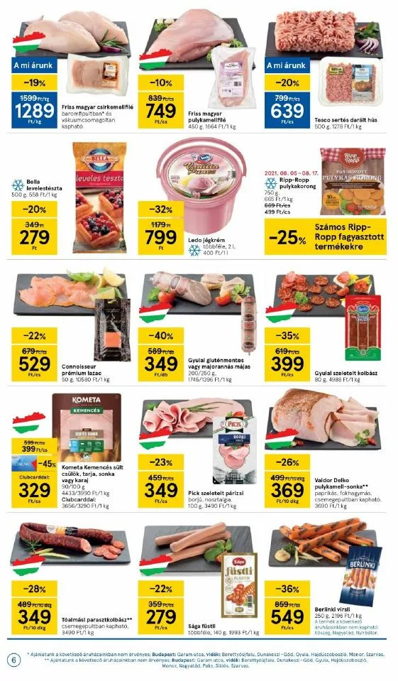 Tesco akciós újság 08.05–08.11 – 6. oldal