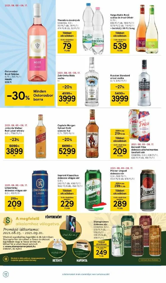 Tesco akciós újság 08.12–08.18 – 12. oldal
