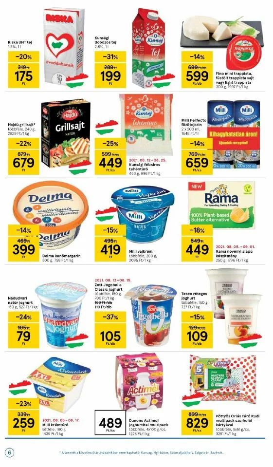Tesco akciós újság 08.12–08.18 – 6. oldal