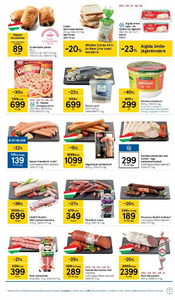 Tesco akciós újság 08.12–08.18 – 7. oldal