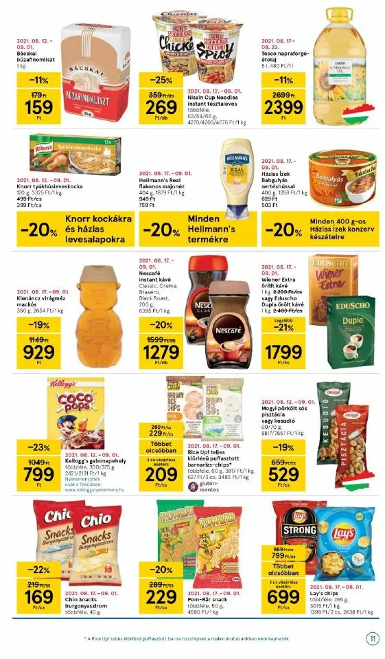 Tesco akciós újság 08.18–08.25 – 11. oldal