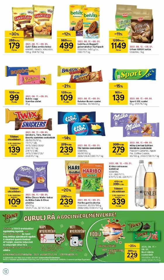 Tesco akciós újság 08.18–08.25 – 12. oldal