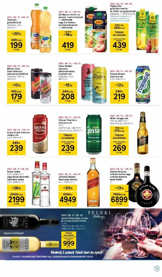 Tesco akciós újság 08.18–08.25 – 13. oldal