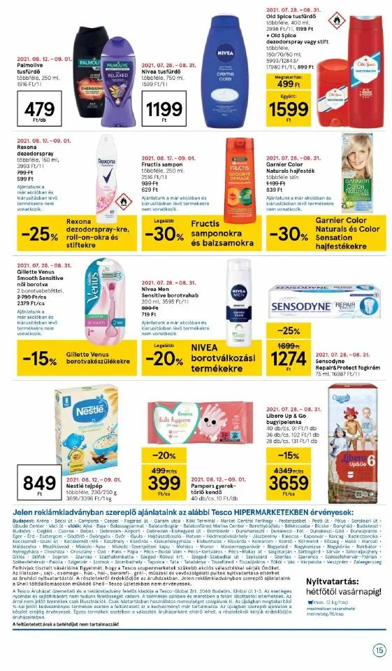 Tesco akciós újság 08.18–08.25 – 15. oldal