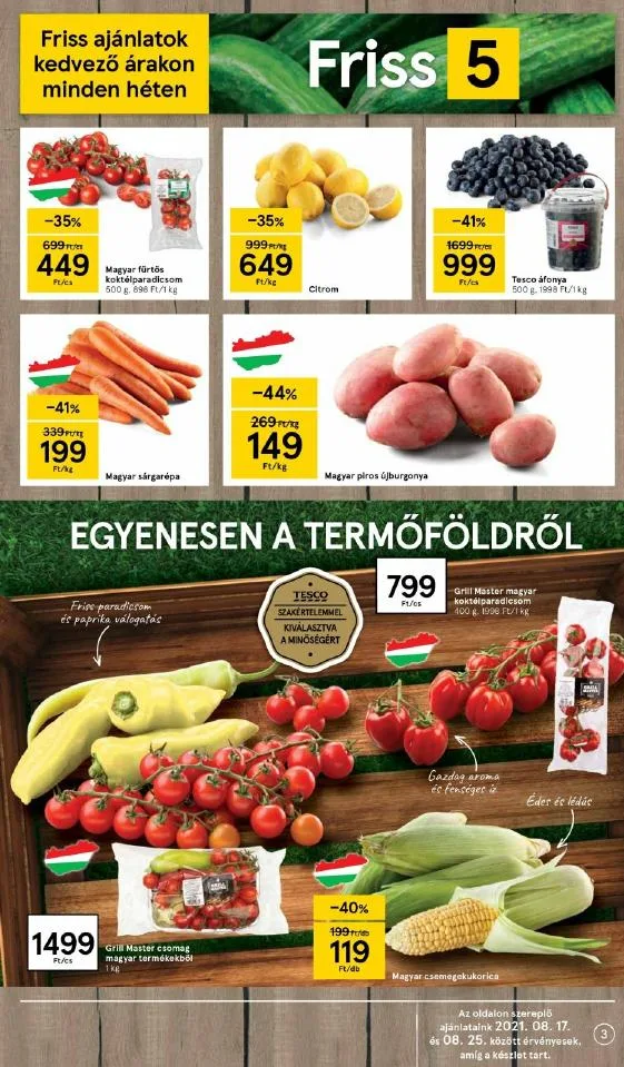 Tesco akciós újság 08.18–08.25 – 3. oldal