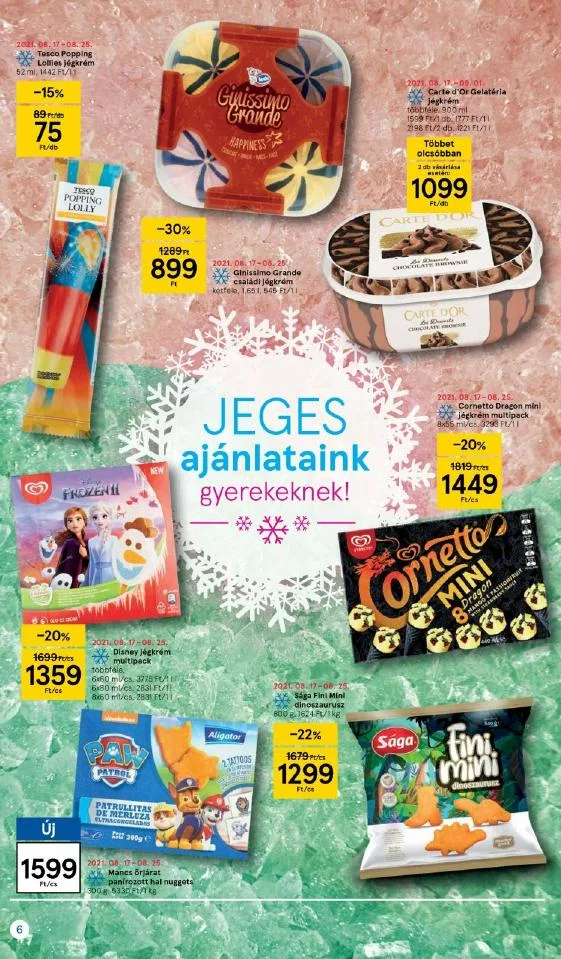 Tesco akciós újság 08.18–08.25 – 6. oldal