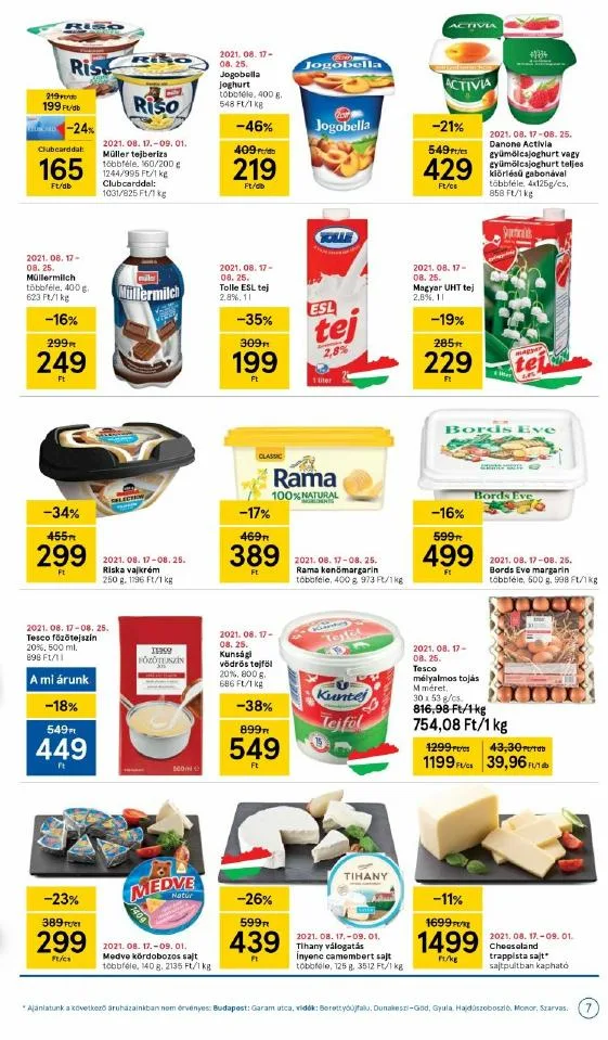 Tesco akciós újság 08.18–08.25 – 7. oldal