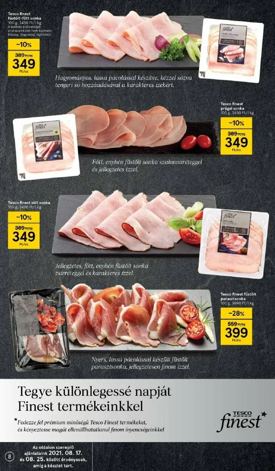 Tesco akciós újság 08.18–08.25 – 8. oldal